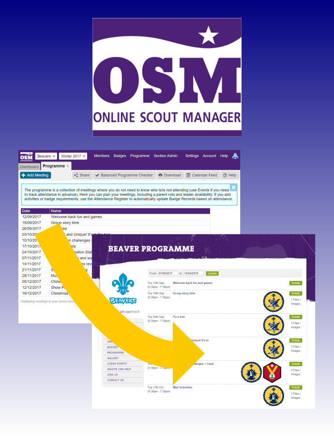Scouts Online OSM Integration