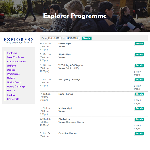 Explorer Scout Programme