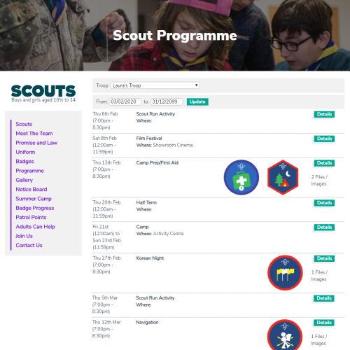 Scout Programme