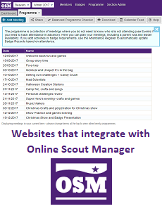 OSM Programme Page