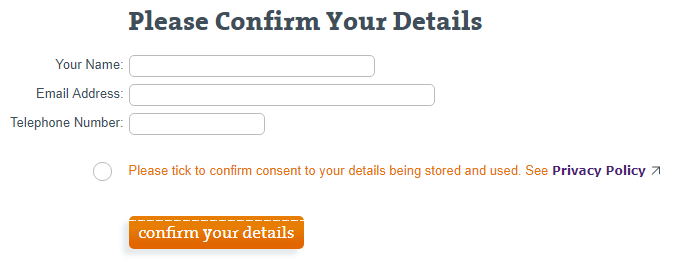 GDPR Confirmation