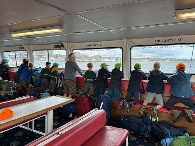 On the ferry to Brownsea Island