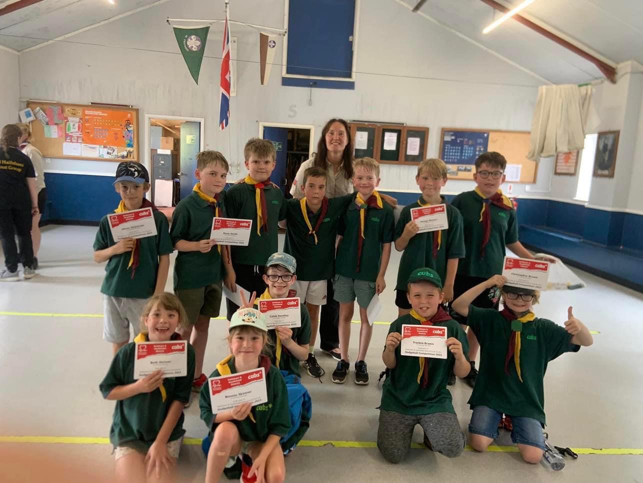 Cubs district dodgeball competition 2023