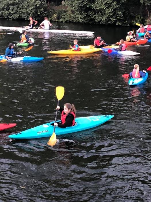 Tiger Cubs Canoeing Sept 2019