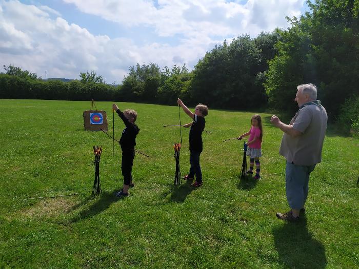 Archery Day and Cooking camp